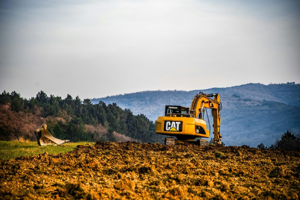 Cat Bagger beim Aushub, Foto: Matej Bizjak